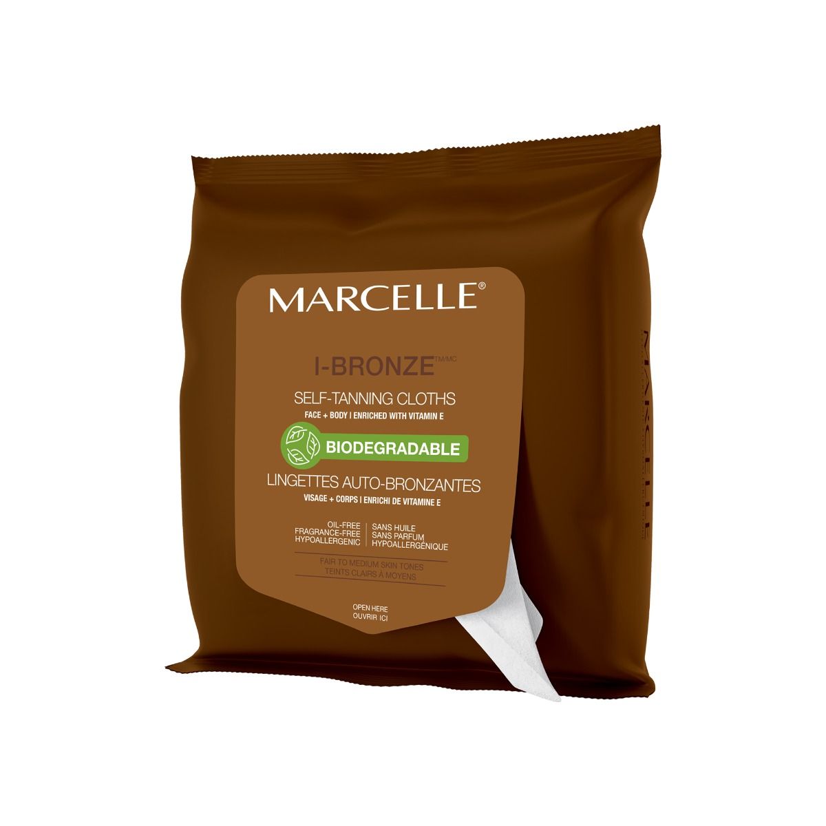 【限定優惠】Marcelle I-Bronze Biodegradable Self-Tanning Cloths