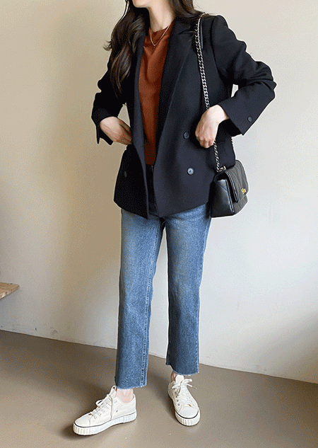 misharp-다트핏 스탠다드 자켓 (2 color)♡韓國女裝外套