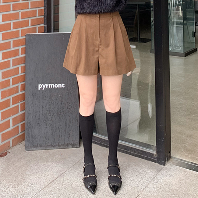 minsshop-(144.찰떡팬츠)어디에나 밴딩숏팬츠♡韓國女裝褲