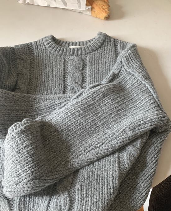 merryaround-너티드 루즈핏 (knit)(울80%)♡韓國女裝上衣