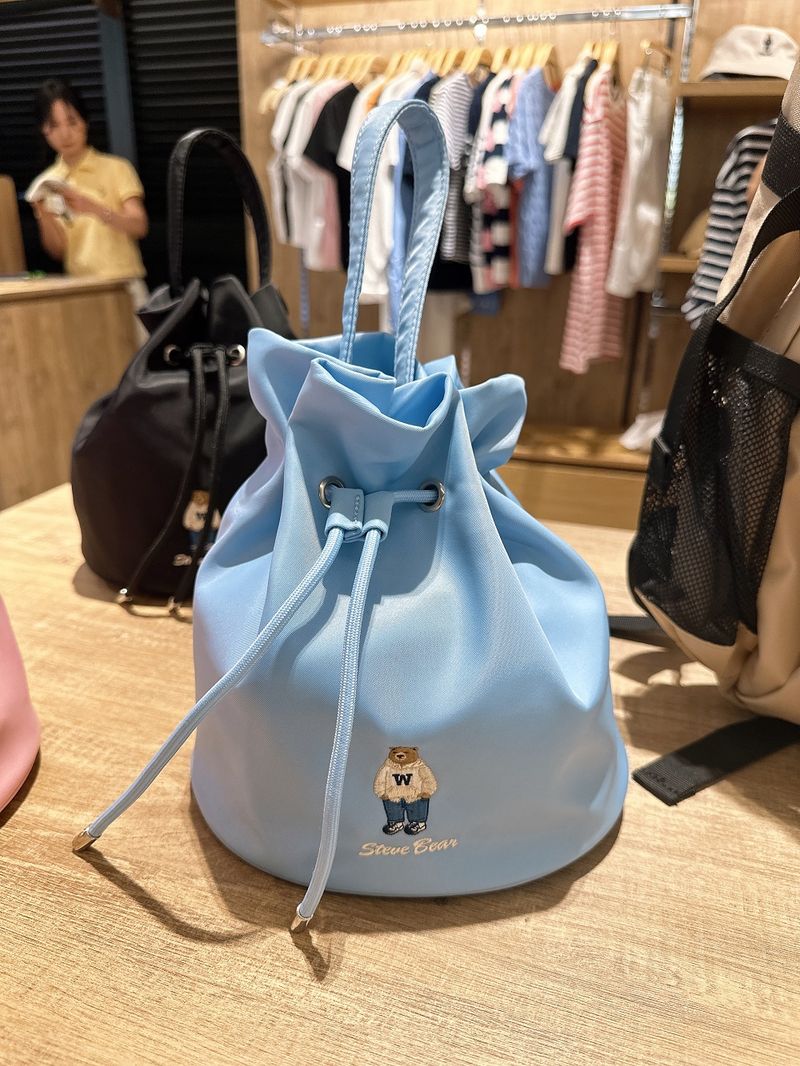 韓國潮牌 WHO.A.U Steve Mini Bucket Bag (LIGHT BLUE)