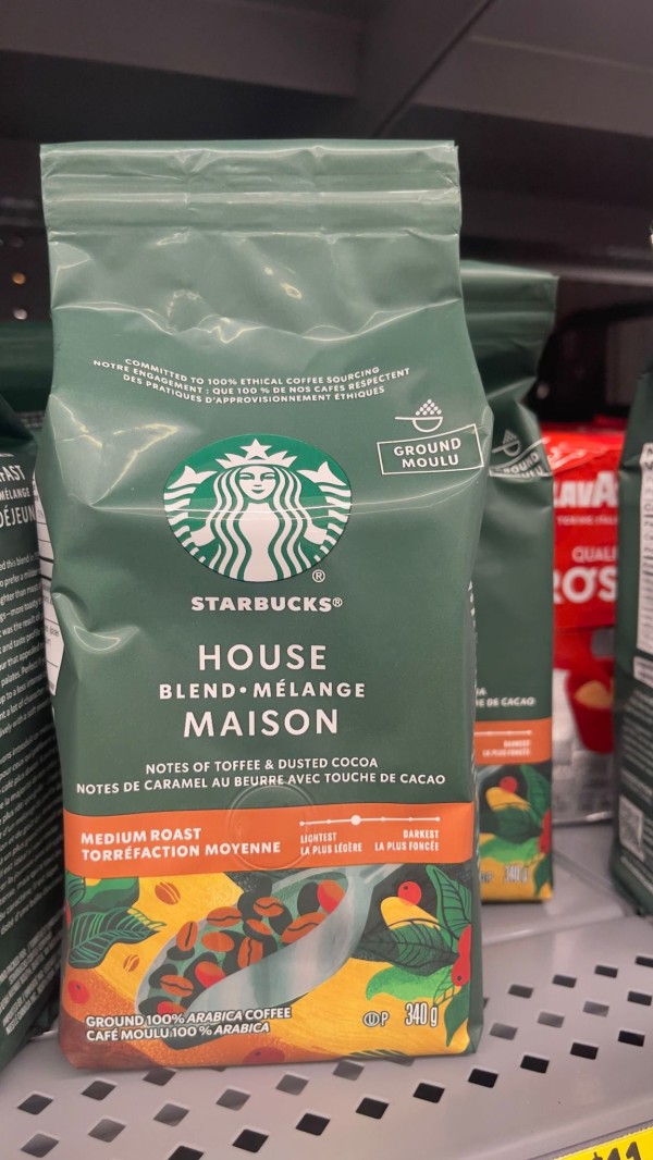 【加拿大空運直送】Starbucks House Blend 中度烘焙研磨咖啡 340 g