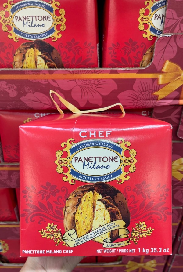 【加拿大空運直送】Chef Panettone Milano Panettone 蛋糕 1 kg / 35.3 oz 